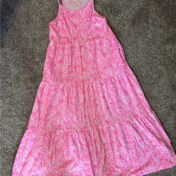 Lilly Pulitzer Pink Floral Sleeveless Dress - Picture 1 of 3